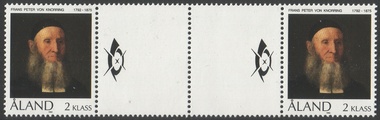 Ahvenanmaa 1992 - Frans Peter von Knorring välilöpari + logo Ahvenanmaa 1992 - Frans Peter von Knorring välilöpari + logo
