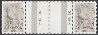 Ahvenanmaa 1993 - Uusi itsehallintolaki välilöpari + numero Ahvenanmaa 1993 - Uusi itsehallintolaki välilöpari + numero