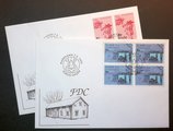 Aland 1993 - Jan Karlsgard Museum blocks of four FDC