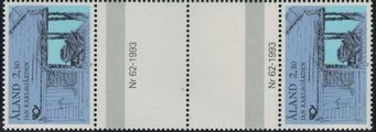 Ahvenanmaa 1993 - Jan Karlsgarden Museo 2,30 Venevaja välilöpari numerolla Ahvenanmaa 1993 - Jan Karlsgarden Museo 2,30 Venevaja välilöpari numerolla