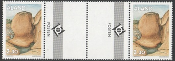 Ahvenanmaa 1995 - Mannerjäätikön jälkiä 2,30 Källskärin kannu Kökarissa välilöpari + logo Ahvenanmaa 1995 - Mannerjäätikön jälkiä 2,30 Källskärin kannu Kökarissa välilöpari + logo