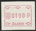 Ahvenanmaa 1989 - ATM 3 190p Ahvenanmaa 1989 - ATM 3 190p