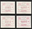 Ahvenanmaa 1990 - ATM 4 150, 200, 270, 500 p (01.03.1990)