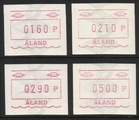 Ahvenanmaa 1991 - ATM 4 160, 210, 290, 500 p (01.03.1991)