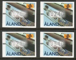 Ahvenanmaa 1997 - ATM 9 200, 240, 290, 340 p (08.09.1997) Mneme Ahvenanmaa 1997 - ATM 9 200, 240, 290, 340 p (08.09.1997) Mneme