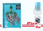 Ahvenanmaa 1990 - Näyttelykortti 37 Wien 29.8.–2.9.1990, Wien 90 Ahvenanmaa 1990 - Näyttelykortti 37 Wien 29.8.–2.9.1990, Wien 90