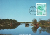 Ahvenanmaa 1986 - Näyttelykortti Stockholmia 86 Ahvenanmaa 1986 - Näyttelykortti Stockholmia 86