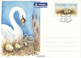 Aland 1997 - Aland stationery card Swan FD(C)