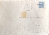 Suomi - Alvonkylä postipysäkkileima - Lammi 21.3.60 kuorella Suomi - Alvonkylä postipysäkkileima - Lammi 21.3.60 kuorella
