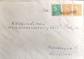Suomi - Alavojakkala postipysäkkileima kuorella Suomi - Alavojakkala postipysäkkileima kuorella