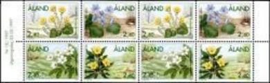 Aland 1997 - Spring flowers stamp booklet Aland 1997 - Spring flowers stamp booklet