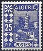 Algeria 1939 - Sidi Abderahmane Mosque 25c blue