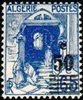 Algeria 1941 - Kasbah Street 65c Surcharged in Black 50c and Bars