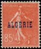 Algeria 1924 - 85c Type Semeuse Overprinted Algerie