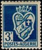 Algeria 1942 - Arms of Alger 3fr perf. 12 Algeria 1942 - Arms of Alger 3fr perf. 12