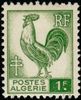 Algeria 1944 - Gallic Cock 1 Fr green