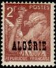 Algeria 1945 - Stamps of France Overprinted Algerie 2 fr Iris