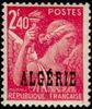 Algeria 1945 - Stamps of France Overprinted Algerie 2,40 fr Iris