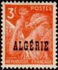 Algeria 1945 - Stamps of France Overprinted Algerie 3 fr Iris Algeria 1945 - Stamps of France Overprinted Algerie 3 fr Iris