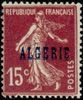 Algeria 1925 - 15c Type Semeuse Overprinted Algerie Algeria 1925 - 15c Type Semeuse Overprinted Algerie