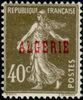 Algeria 1925 - 40c Type Semeuse Overprinted Algerie Algeria 1925 - 40c Type Semeuse Overprinted Algerie