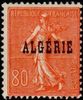 Algeria 1925 - 80c Type Semeuse Overprinted Algerie