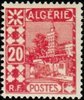 Algeria 1926 - Sidi Abderahmane Mosque 20c Carmine red