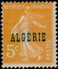 Algeria 1924 - 5c Type Semeuse Overprinted Algerie