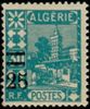 Algeria 1927 - Sidi Abderahmane Mosque 25c on 30c Surcharged