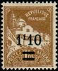 Algeria 1927 - La Pecherie mosque 1,10 on 1.05 fr Surcharged