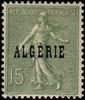 Algeria 1924 - 15c Type Semeuse Overprinted Algerie Algeria 1924 - 15c Type Semeuse Overprinted Algerie
