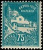 Algeria 1929 - La Pecherie mosque 75c (darker blue)