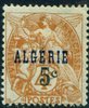 Algeria 1927 - Type Blanc Overprinted Algerie and Surcharged 5c on 4c