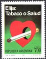 Argentina 1980 - Campaign against tobacco