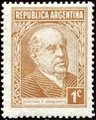 Argentina 1935 - Peoples - 1c Domingo Faustino Sarmiento