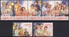 Australia 1987 - Christmas postage stamps 1987 - Carolers (1x5+2) Australia 1987 - Christmas postage stamps 1987 - Carolers (1x5+2)