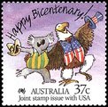 Australia 1988 - Joint Stamp With Usa