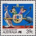 Australia 1988 - Living Together Cartoons