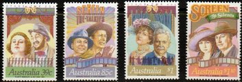 Australia 1989 - Australian Stage and Screen personalities (4) Australia 1989 - Australian Stage and Screen personalities (4)