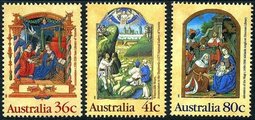 Australia 1989 - Christmas postage stamps 1989 - Illuminations (3) Australia 1989 - Christmas postage stamps 1989 - Illuminations (3)