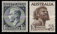 Australia 1952 - King George VI, aborgine new design (2)