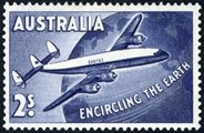 Australia 1958 - Airpost - Super-Constellation Australia 1958 - Airpost - Super-Constellation