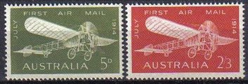 Australia 1964 - 50th anniv. of the First Australian Airmail Flight (2) Australia 1964 - 50th anniv. of the First Australian Airmail Flight (2)