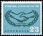 Australia 1965 - International Cooperation Year Australia 1965 - International Cooperation Year