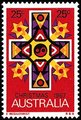 Australia 1967 - Christmas postage stamp 1967 - 25c Symbols Australia 1967 - Christmas postage stamp 1967 - 25c Symbols