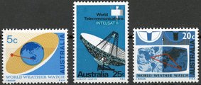 Australia 1968 - Weather- and communication satellites (3)