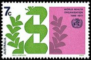 Australia 1973 - WHO, 25th anniv. Australia 1973 - WHO, 25th anniv.