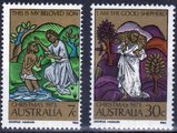 Australia 1973 - Christmas postage stamp 1973 - 7c 14:14½ (2) Australia 1973 - Christmas postage stamp 1973 - 7c 14:14½ (2)