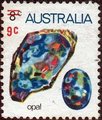 Australia 1974 - Minerals 9c On 8c Opal Australia 1974 - Minerals 9c On 8c Opal