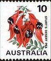 Australia 1975 - Australian native plants - 10c Desert Pea